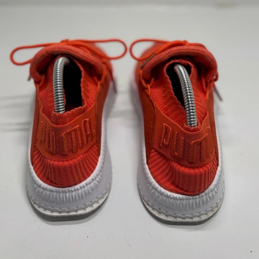 Puma Ignite Flash Evoknit Running Shoes Women's Size 9 Orange Knit Athletic Shoe - Picture 9 of 13